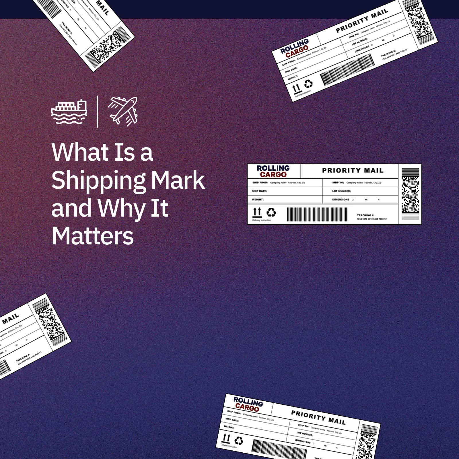 What Is a Shipping Mark and Why It Matters